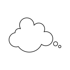 Speech bubbles Icon vector