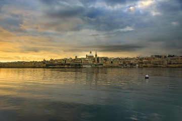 Fototapeta premium View to Valletta, Malta