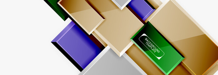 Square geometric composition