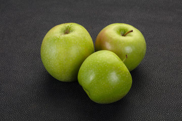 Green ripe apple
