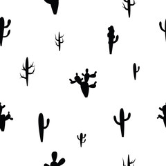 cactus seamless pattern background icon.