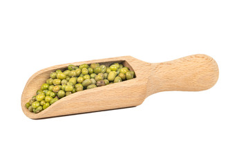 Mung beans in scoop