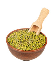 Mung beans in bowl