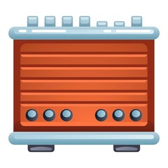 Radio device icon. Cartoon of radio device vector icon for web design isolated on white background