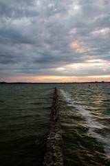 Obraz premium Sonnenuntergang am Müggelsee