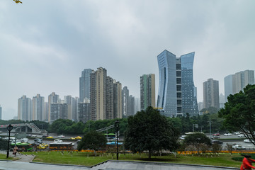 Obraz premium Chongqing Jiangbeizui Financial City