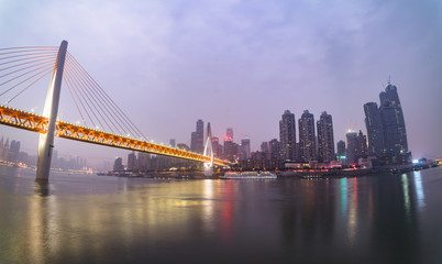 Fototapeta na wymiar Chongqing, China, city river view
