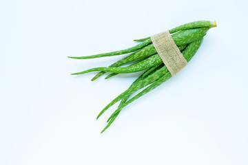 Aloe vera on white