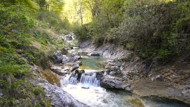 Waterfall at the Vertova torrent
