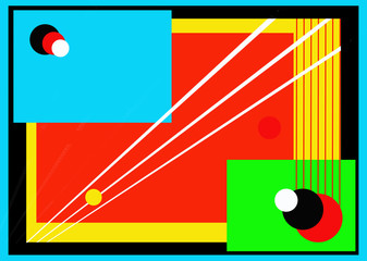 Bright color background in avant-garde style. Texture units for celebration and advertising.