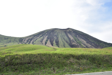 日本の阿蘇の美しい風景