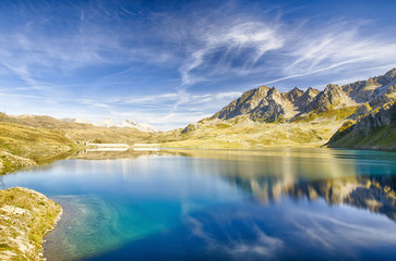 lake in the mountains