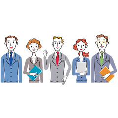 会社員集合
