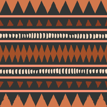 African Mudcloth Seamless Pattern