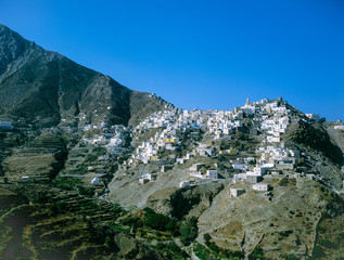 Olympos, Bergdorf auf der Insel Karpathos, Griechenland