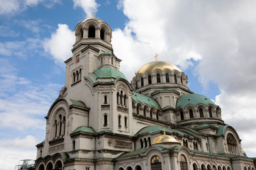 Fototapeta na wymiar St. Al. Nevski church, Sofia,Bulgaria