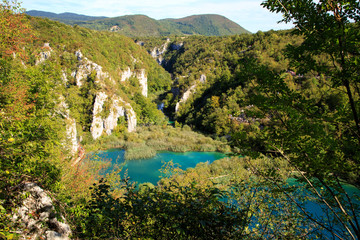 Fototapeta na wymiar National Park Plitvice Lakes, Croatia
