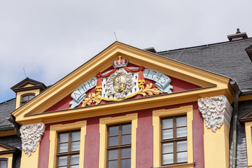 Das Obere Schloss in Greiz, Thüringen, Deutschland