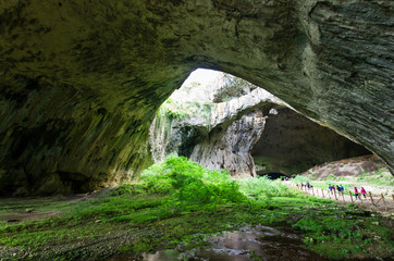 Devetashka cave, near Lovech, Bulgaria. Devetashka is one of the largest karst cave in Eastern Europe