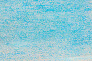 blue pastel drawing on recycled paper background texture