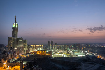 Fototapeta na wymiar Makkah Cityscape Saudi Arabia