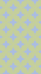 Ornate geometric pattern and two-tone abstract background