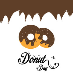 International Donut Day Celebration Vector Template Design Illustration