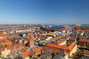 Fototapeta na wymiar Copenhagen city view