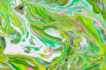 Beautiful abstract painting is a painting technique Ebru .Turkish Ebru style on the water with acrylic paints wring wave.Stylish combination of luxury.Contemporary art marble liquid texture  