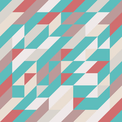 Colorful triangle geometric abstract background in vector