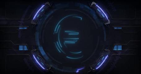 Revelation of Euro currency symbol as technological and financial artificial intelligence tool - Powered by Adobe