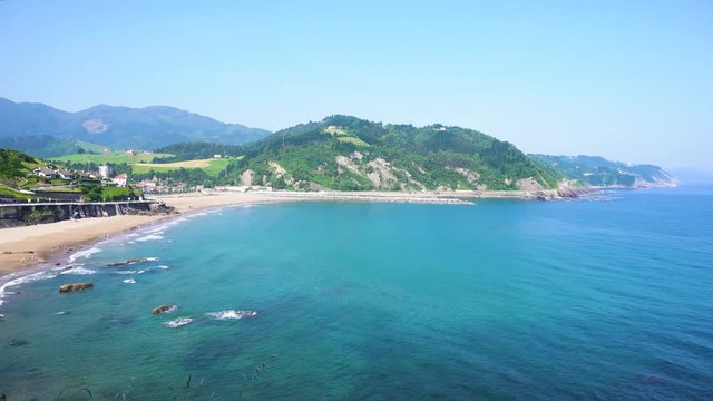 Cantabrian Sea coast and Deba town