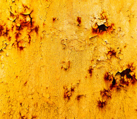 Rust on metal as abstract background