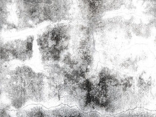 Concrete walls with abstract patterns