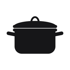 Pot icon isolated vector illustration