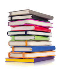 notebook or notepad isolated at white