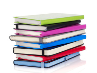 notebook or notepad isolated at white