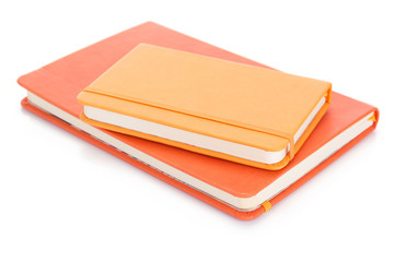notebook or notepad isolated at white