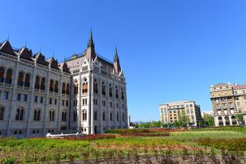 Fototapeta na wymiar Parlamentsgebäude (Budapest) 
