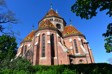 Obraz premium Calvinisten Kirche - Református templom Budapest 