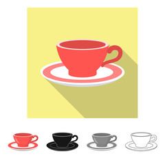 Vector design of kitchen and cook logo. Collection of kitchen and appliance stock symbol for web.