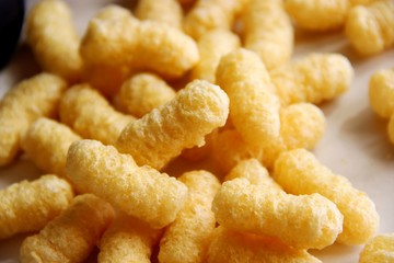 corn sticks without sugar and gluten, close-up