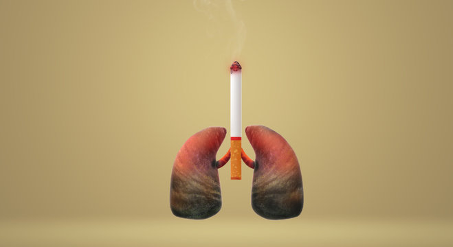 The 3d rendering world no tobacco day  image background.