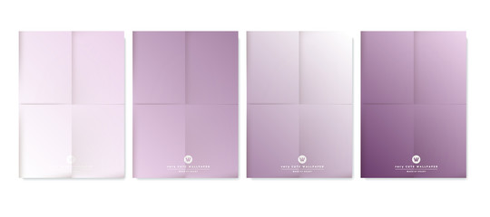 simple purple gradient minimal set for poster, flyer, brochure, adverting
