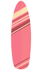  pink surfboard, summer water sport, wave surfing