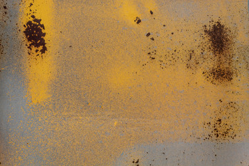 Yellowish Old Weathered Rusty Metal Texture