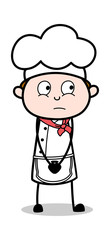Very Innocent - Cartoon Waiter Male Chef Vector Illustration﻿