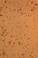 Orange Painted Rusty Metal Texture