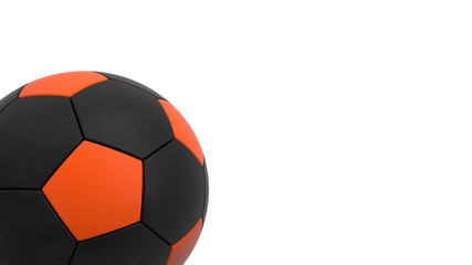 Soccer training ball. 3D Illustration