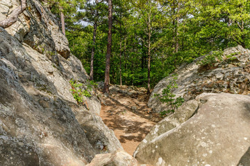 Robbers Cave State park in  Oklahoma.